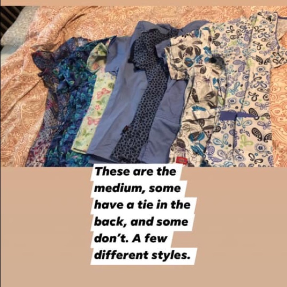 Medium scrub tops